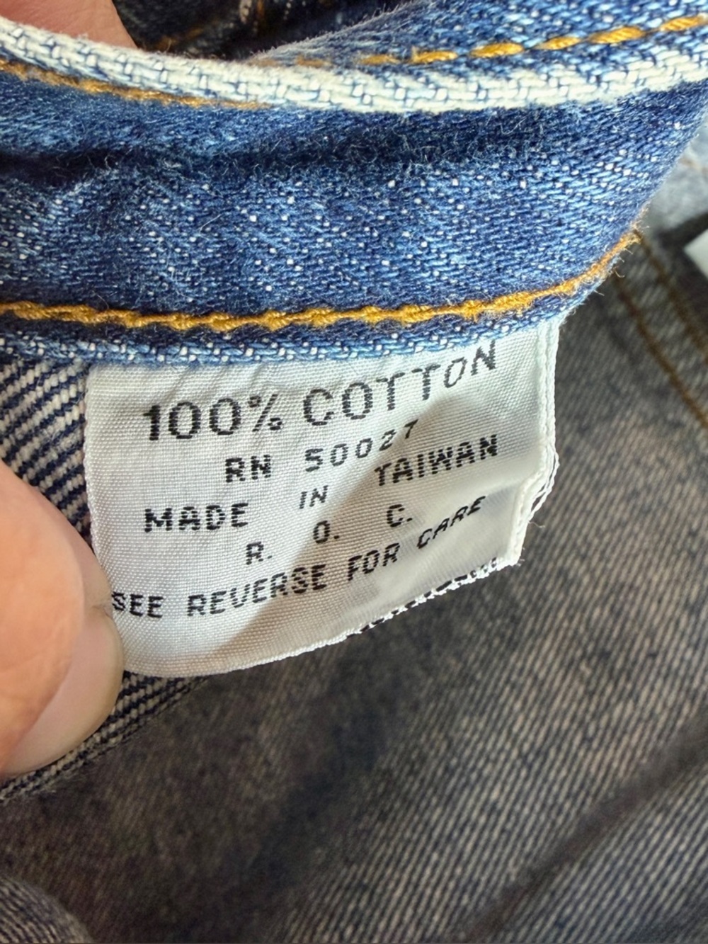 VINTAGE Rio Stephen Mardon Jeans 11 ACTUAL Leather Detail Taper Double Button - Picture 7 of 11